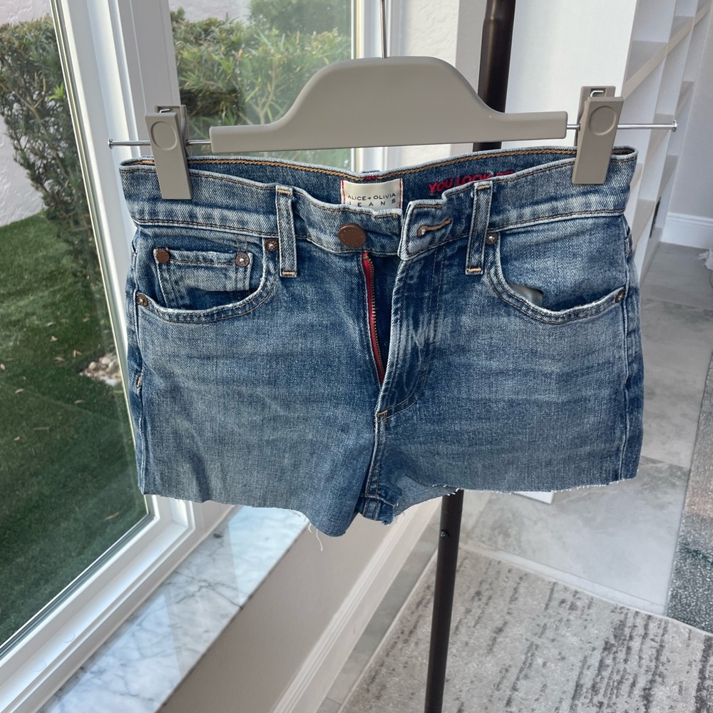 Denim shorts